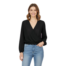 Chiffon V Neck Cover Top | Sheer Flowy Blouse S-5XL | 30 Colors C53