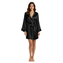 Satin Night Wear Bathrobe | Luxurious Kimono Robe S-3XL | 41 Colors S104