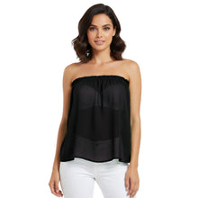 Chiffon Sheer Tube Top | Layering Bandeau S-5XL | 30 Colors C65