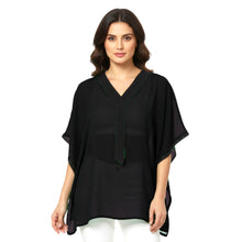 Chiffon Tulip Caftan Top | Flowy Casual Tunic S-5XL | 30 Colors C64