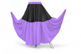 Belly Dance 2 Tiered Chiffon skirt C31 - Regular Size 1