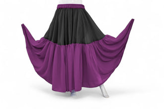 Belly Dance 2 Tiered Chiffon skirt C31 - Regular Size 2