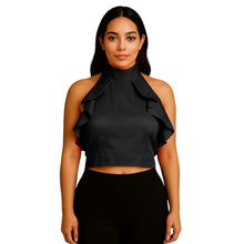 Satin Crop Top | Fancy Party Wear Blouse S-3XL | 41 Colors S92