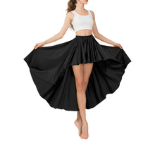 Satin Asymmetrical High-Low Skirt | Flowy Maxi S-5XL | 41 Colors S74