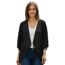 Chiffon Long Sleeve Beach Shrug | Resort Cover-Up S-5XL | 30 Colors C51