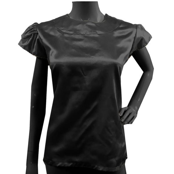 Satin Top / T shirt S89 - Regular Size 1