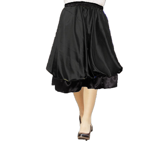 Satin Balloon Skirt S38 - Regular Size 1