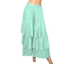 Satin Belly Dance 3 Layer Satin Palazzo Pants S97 - Regular Size 1