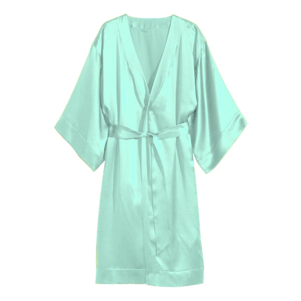 Satin Night Wear Bathrobe S79 - Regular Size 1