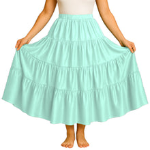 12 Yard 4 Tier Belly Dance Skirt | Full Volume Flow S-3XL S32