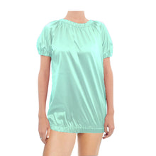 Round Neck Satin Loose T shirt S106 - Regular Size 1