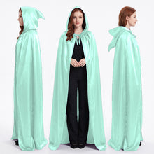 Satin Halloween Hooded Robe Cape – Costume, Cosplay & Party Wear S151