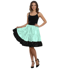 Satin 3-Layer Short Skirt | Tiered Ruffle Party Mini S-3XL S68
