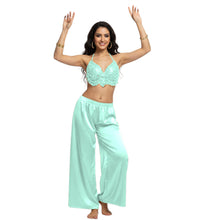 Satin Palazzo Pants | Belly Dance Wide Leg Flow S-3XL | 41 Colors S19