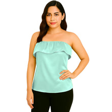 Satin Sleeveless Fancy Top | Party & Evening Wear S-3XL | 41 Colors S88