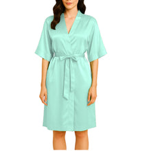 Satin Night Wear Bathrobe | Luxurious Kimono Robe S-3XL | 41 Colors S79