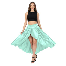 Satin Asymmetrical Wrap Skirt | High-Low Flow S-3XL | 41 Colors S72