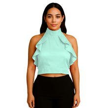 Satin Crop Top | Fancy Party Wear Blouse S-3XL | 41 Colors S92