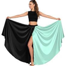 Reversible Full Circle Dance Skirt | Front Cut Flow S-3XL | 41 Colors S59