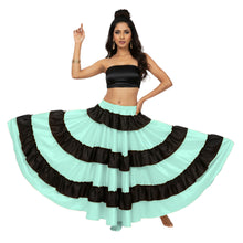 Satin Full Circle Dance Skirt Frill | 360° Flow S-3XL S46