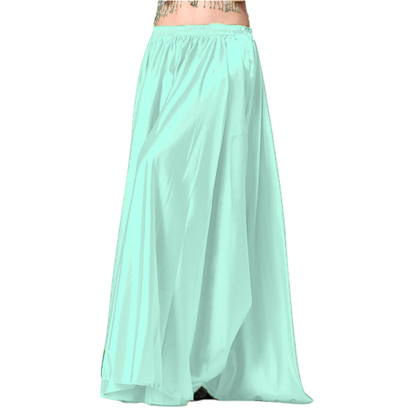 Satin Belly Dance Full Circle Skirt  S69 - Regular Size 1