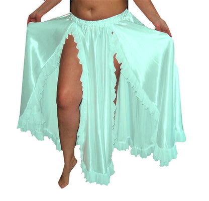 2 Side slit belly Dance Skirt S102 - Regular Size 1