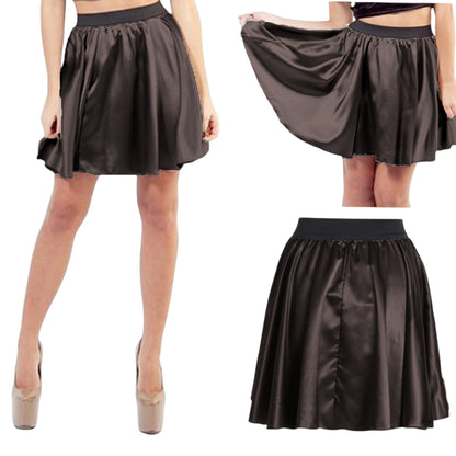 Satin Belly Dance Short skirt S70 - Regular Size 1