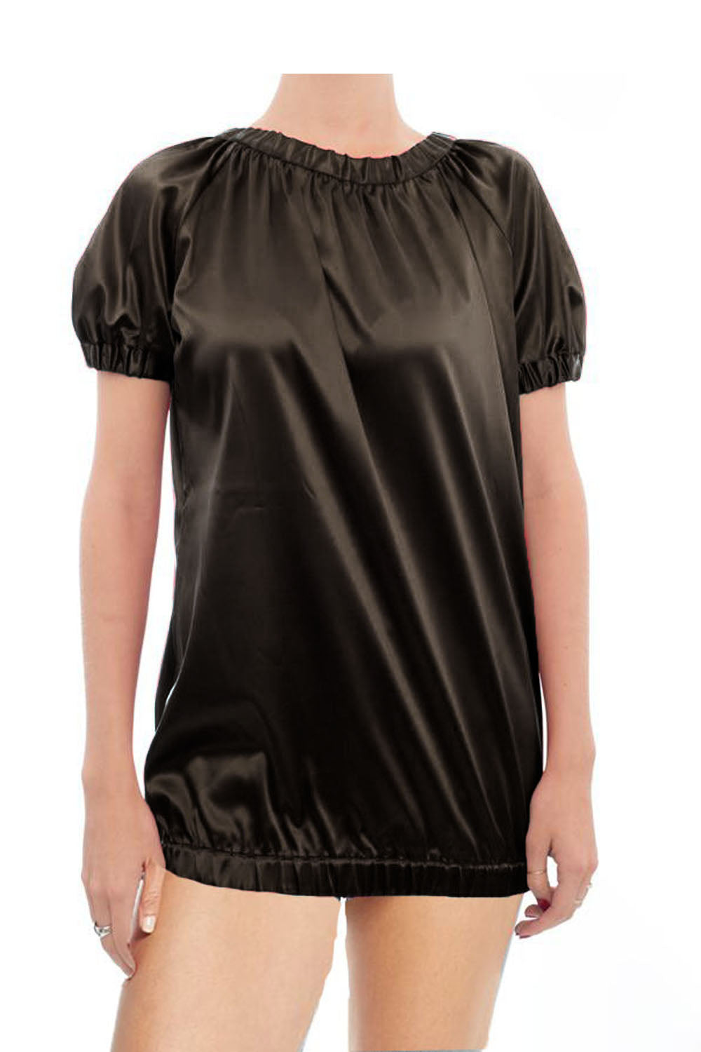 Satin Loose T shirt S106 - Regular Size 1