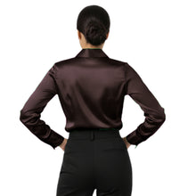 Satin Long Sleeve Button Down Shirt | Elegant Blouse S-3XL | 41 Colors S81