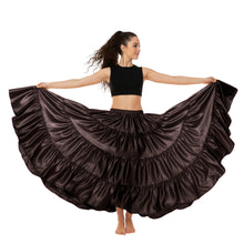 Ultimate Satin 25 Yard 4 Tier Skirt | Belly Dance Skirt S-5XL S20