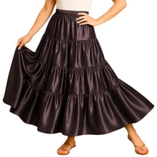 Ultimate Satin 32 Yard 4 Tier Skirt | Pro Belly Dance S-3XL S30