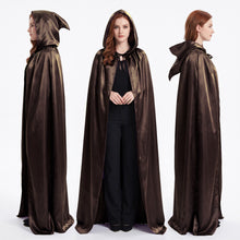 Satin Halloween Hooded Robe Cape – Costume, Cosplay & Party Wear S151