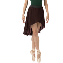 Chiffon High-Low Ballet Skirt | Asymmetrical Dance Wrap Skirt for Women | 30 Colors, S-5XL C41