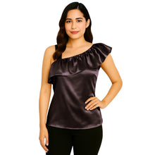 Satin Sleeveless Fancy Top | Party & Evening Wear S-3XL | 41 Colors S87