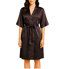 Satin Night Wear Bathrobe | Luxurious Kimono Robe S-3XL | 41 Colors S79