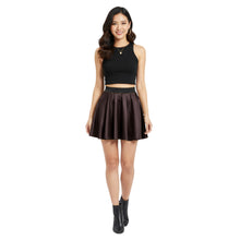 Satin Mini Skirt | High-Shine Party Wear S-3XL | 41 Colors S11