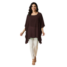 Chiffon Kaftan Top | Flowy Tunic Blouse S-5XL | 30 Colors C76