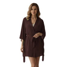 Chiffon Sheer Nightwear Bathrobe | Lingerie Robe S-5XL | 30 Colors C46