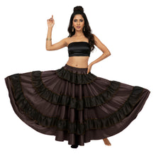 Satin Full Circle Dance Skirt Frill | 360° Flow S-3XL S46