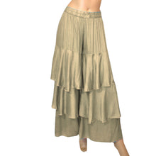 Satin Belly Dance 3 Layer Satin Palazzo Pants S97 - Regular Size 1