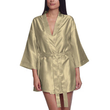 Satin Night wear Bathrobe S26  - Regular Size 1