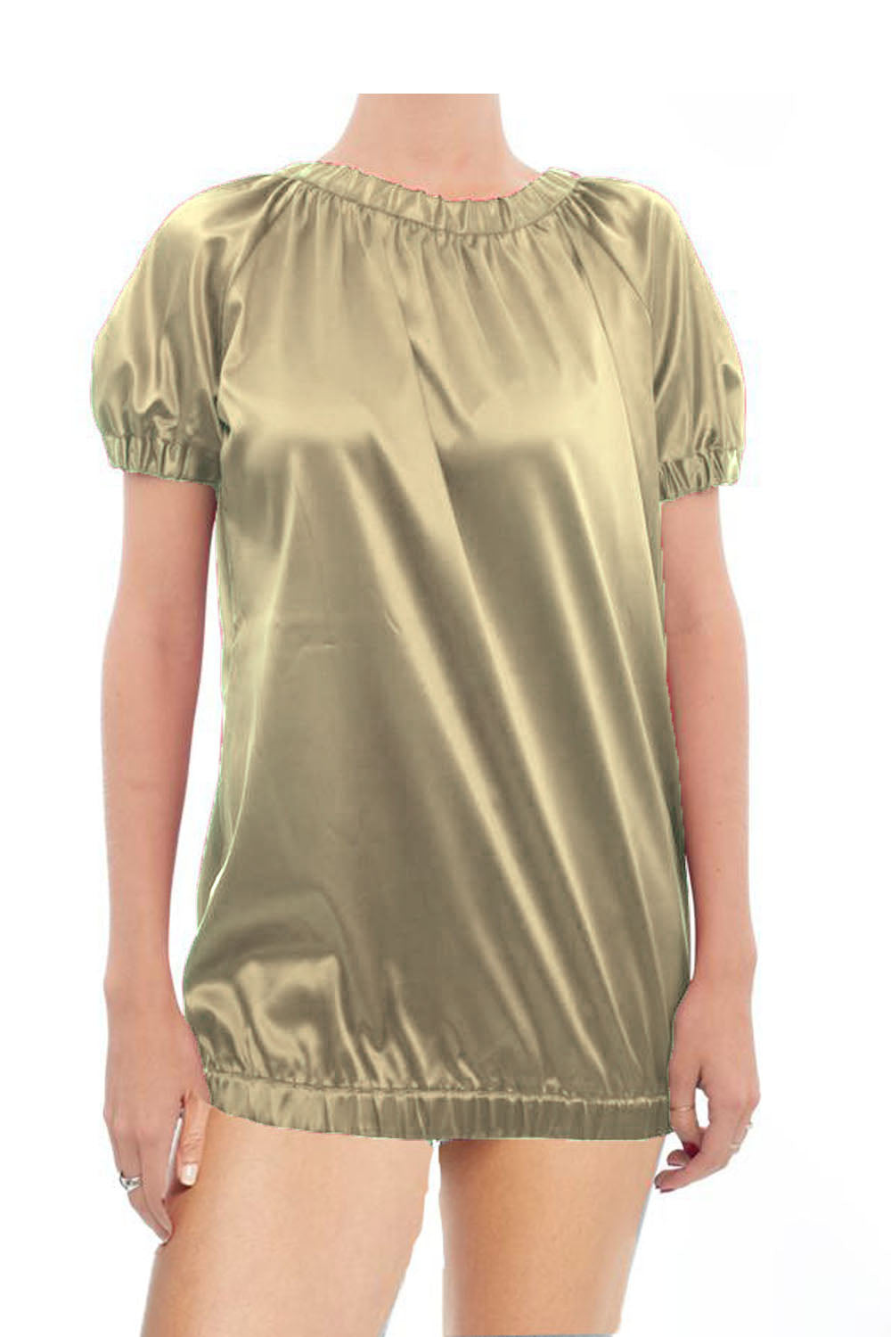 Satin Loose T shirt S106 - Regular Size 1