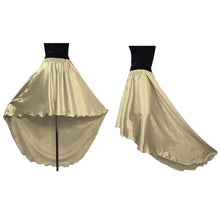 Satin Belly Dance  Asymmetrical Skirt S47 - Regular Size 1