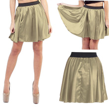 Satin Belly Dance Short skirt S70 - Regular Size 1