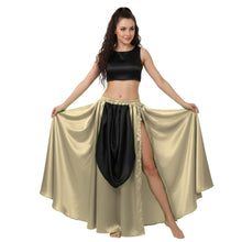 Satin A-Line Skirt w/ Side Slit | Flowy Dance Wear S-3XL | 41 Colors S39