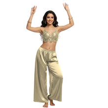 Satin Palazzo Pants | Belly Dance Wide Leg Flow S-3XL | 41 Colors S19