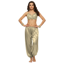 Satin Belly Dance Harem Pants | Flowy Trousers S-3XL | 41 Colors S10