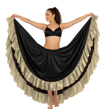 Satin 12 Yard Skirt w/ Frill | Full Volume Dance S-3XL | 41 Colors S22