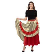 Satin Half Circle Belly Dance Skirt | Elegant Flow S-3XL | 41 Colors S71
