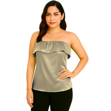 Satin Sleeveless Fancy Top | Party & Evening Wear S-3XL | 41 Colors S88